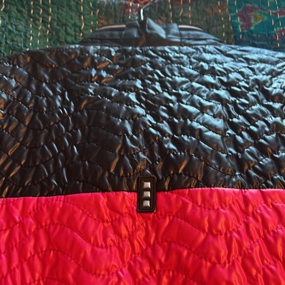 JAMIE SADOCK  quilted pink / black zip jacket. XL. Excellent condition - Picture 11 of 14